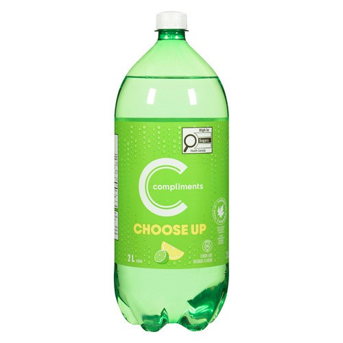 Compliments Soft Drink Choose Up Lemon Lime 2 L (bottle)
