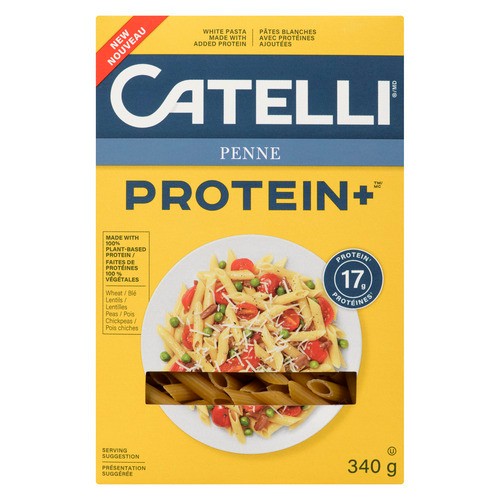 Catelli Protein+ White Pasta Added Protein Penne 340 g