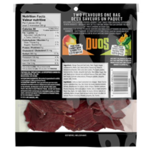 Jack Links Duos Jalapeno/Mango Beef Jerky 80 g