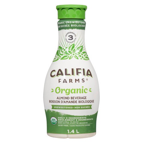 Califia Farms Almond Beverage Organic Unsweetened 1.4 L