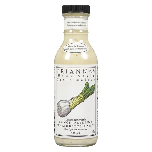 Briannas Ranch Dressing Classic Buttermilk 355 ml