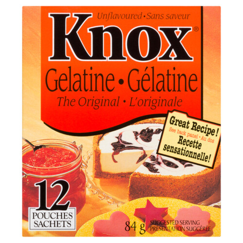 Knox Gelatine Unflavoured 12 Pack 84 g