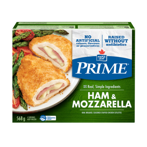 Prime Chicken Stuffed with Ham & Mozzarella Raised Without Antibiotics 568 g
