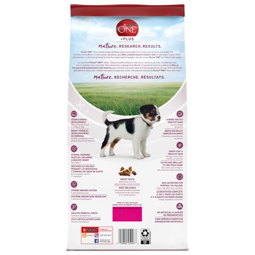 Purina ONE +Plus Dry Puppy Food Healthy Puppy Formula Lamb 1.81 kg