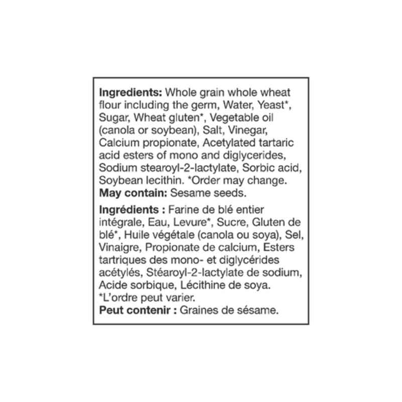 Villaggio Bread Italian Style Thick Slice 100 Whole Wheat 675 g