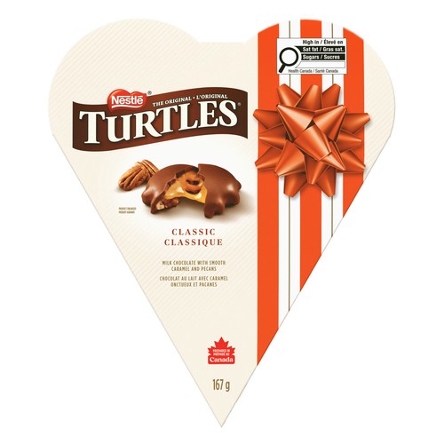 Turtles Heart Chocolate Classic 167 g