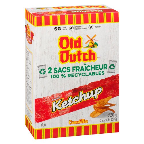 Old Dutch Potato Chips Ketchup 220 g
