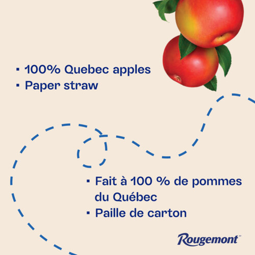 Rougemont Apple Juice Not From Concentrate Boxes 8 x 200 ml