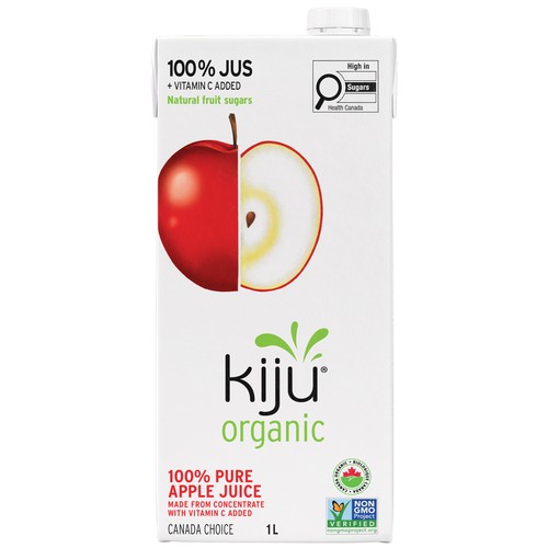 Kiju Organic 100% Pure Apple Juice 1 L