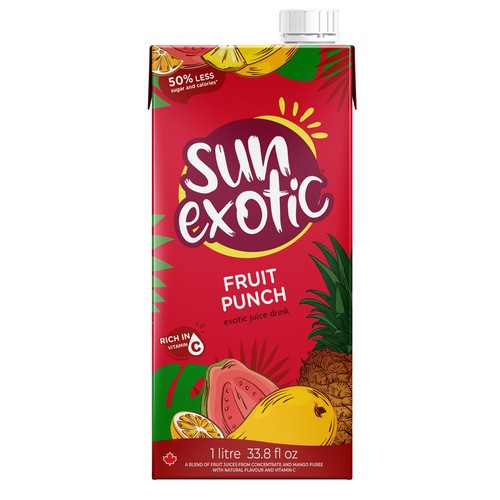 Sun Exotic Juice Drink Fruit Punch 1 L