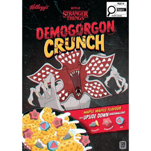 Kellogg's Crunch Cereal Maple Waffle 232 g