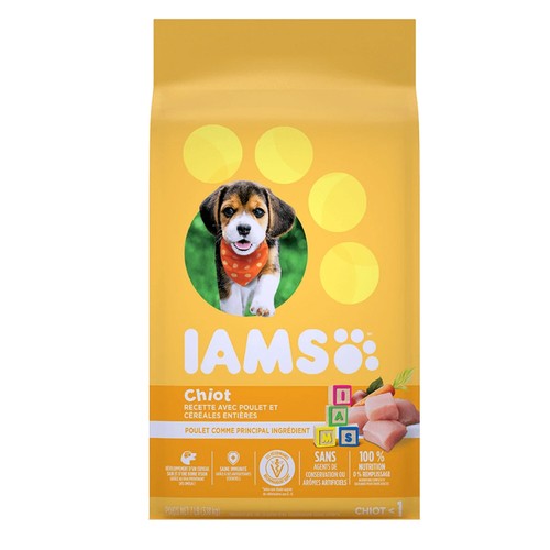 IAMS Puppy Dry Dog Food Chicken And Whole Grains 3.18 kg