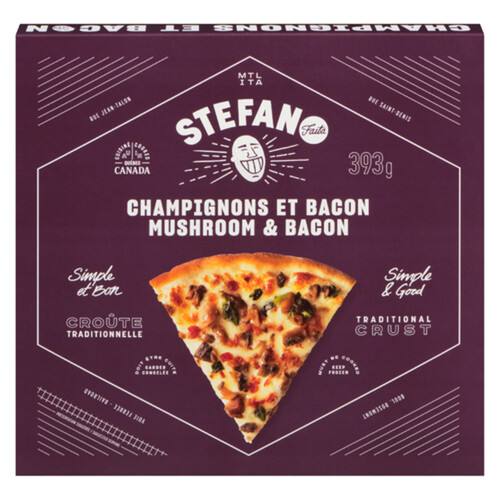 Stefano Faita Frozen Pizza Mushroom & Bacon 393 g