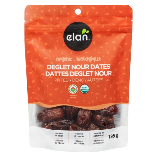 Elan Organic Dried Fruit Pitted Dates 185 g