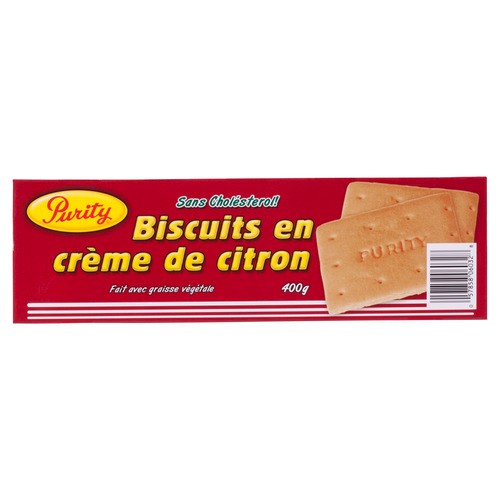 Purity Cookies Cholesterol Free Lemon Cream 400 g