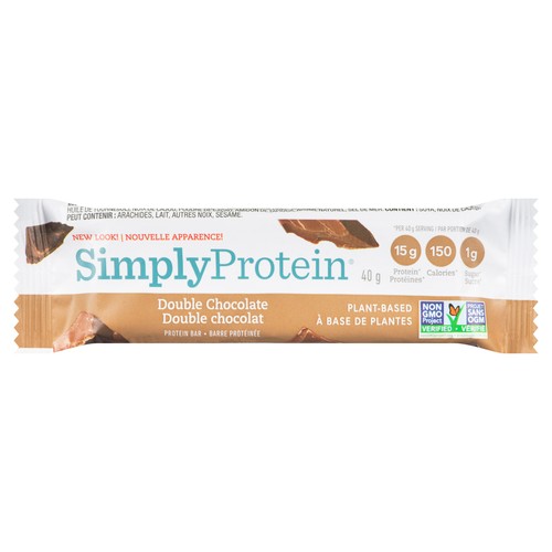 Simply Protein Plant-Based Protein Bar Double Chocolate 40 g
