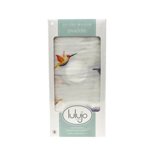 Lulujo Cotton Muslin Baby Swaddle Blanket Assorted 1 Pack