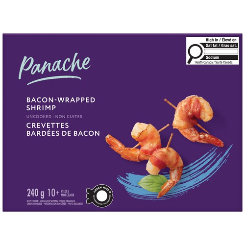 Panache Frozen Shrimp Bacon-Wrapped 240 g