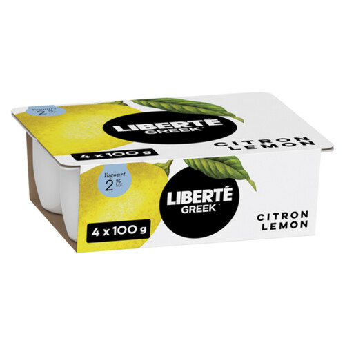 Liberté Greek Yogurt Lemon 2% x 100 g