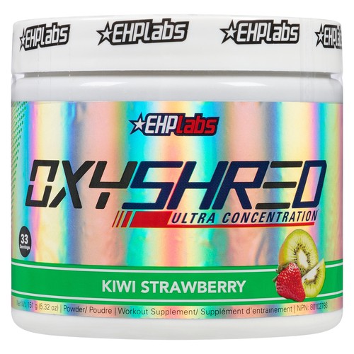 EHP Labs OxyShred Workout Supplement Powder Kiwi Strawberry 151 g
