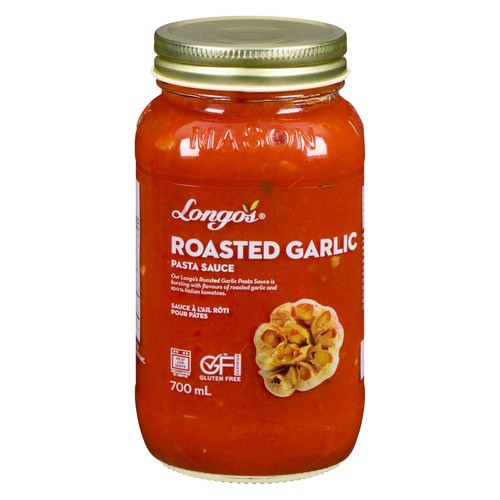 Longo's Pasta Sauce Roasted Garlic 700 ml
