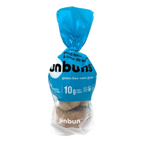 Unbun Plant Based Gluten-Free Vegan Frozen Buns 350 g