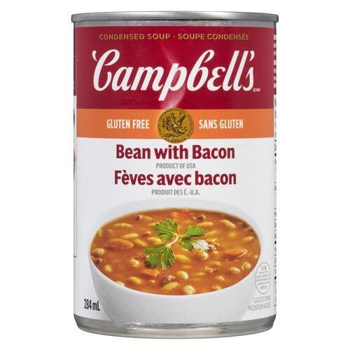 Campbell's Canned Condensed Soup Bean With Bacon 284 ml