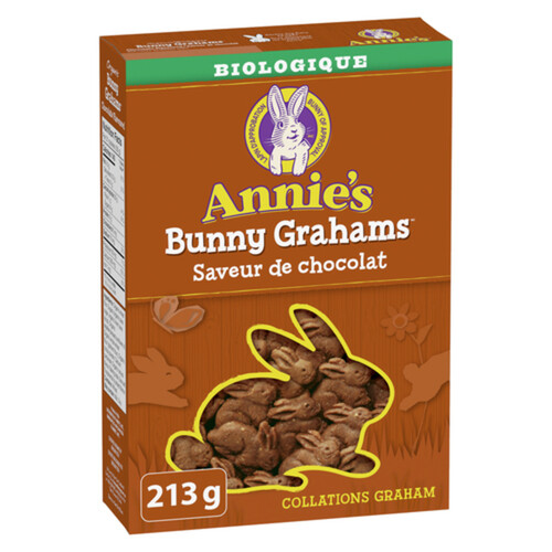 Annie's Chocolate Flavoured Organic Graham Snacks
Bunny Grahams 213 g