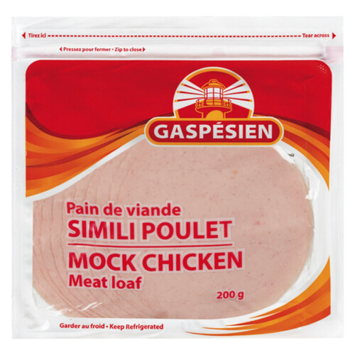 Gaspesien Mock Chicken Square Slices 200 g