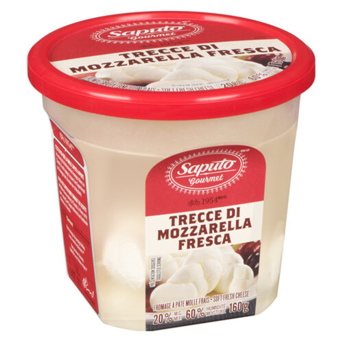 Saputo Trecce Di Mozza Fresca 160 g