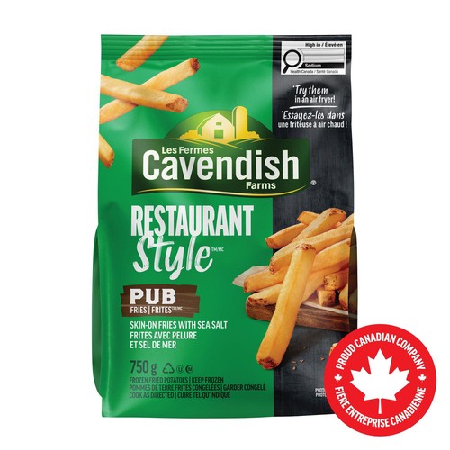 Cavendish Farms Frozen Pub Fries Restaurant Style 750 g