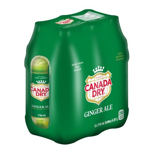 Canada Dry Ginger Ale 6 x 710 ml (bottles)