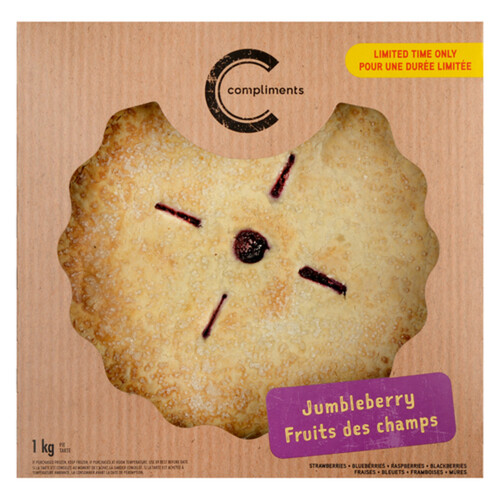 Compliments Pie Jumbleberry 9-Inch 1 kg (frozen)