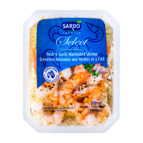 Sardo Select Herb & Garlic Marinated Shrimp 250 ml