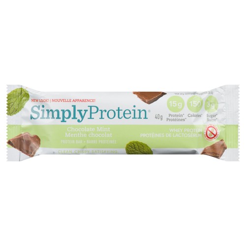 Simply Protein Whey Protein Bar Chocolate Mint 40 g