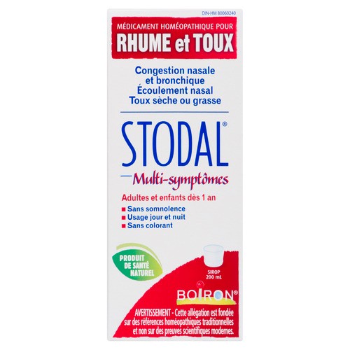 Boiron Stodal Adult Cold & Cough Syrup 200 ml