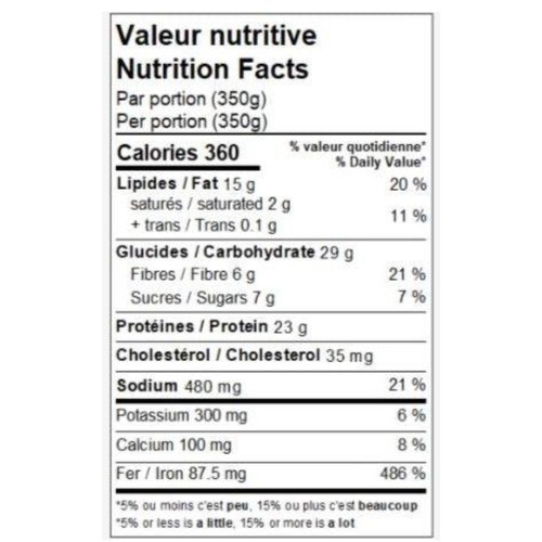 Isabelle Huot Docteure En Nutrition Frozen Asian Chicken 350 g