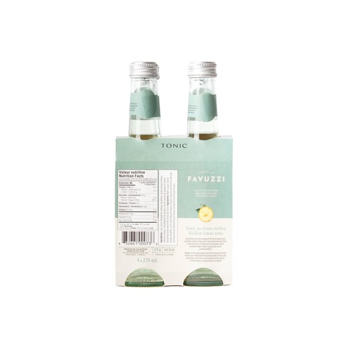 Favuzzi Soda Lemon Tonic 4 x 275 ml