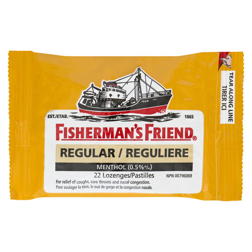 Fisherman's Lozenges Friend Regular 22 EA