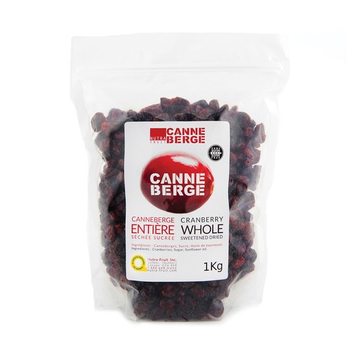 Nutra Fruit Whole Dried Cranberries 1 kg
