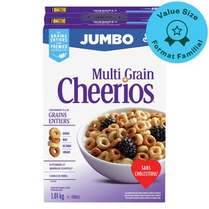 Cheerios Multi Grain Céréales à base de grains entiers format géant 1.01 kg