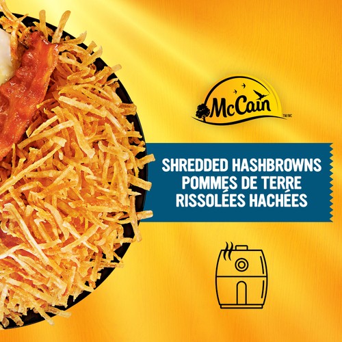 McCain Frozen Shredded Hashbrowns 650 g