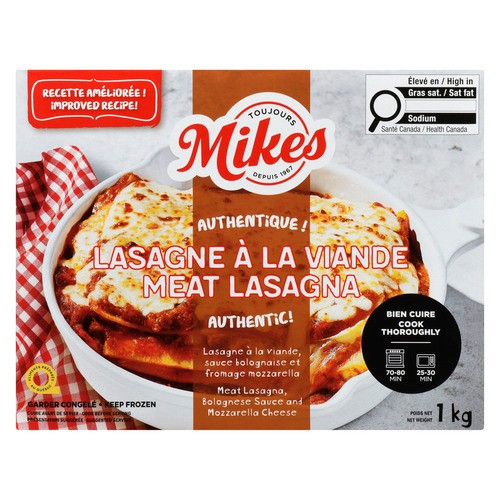 Mikes Frozen Meat Lasagna 1 kg