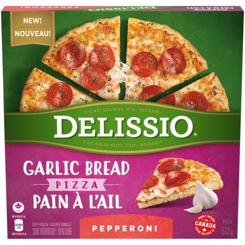Nestlé Delissio Pizza Garlic Pepperoni 513 g (frozen)