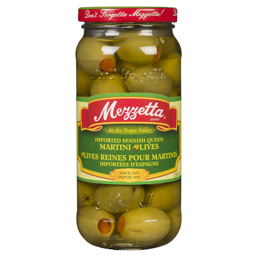 Mezzetta Olives Spanish Queen Martini 398 ml