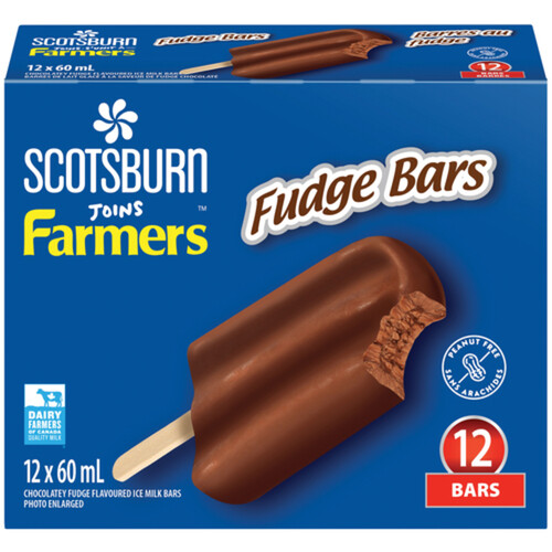 Scotsburn Joins Farmers Frozen Fudge Bars 720 ml