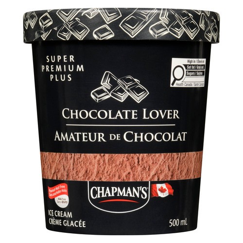 Chapman's Super Premium Plus Ice Cream Chocolate Lover 500 ml