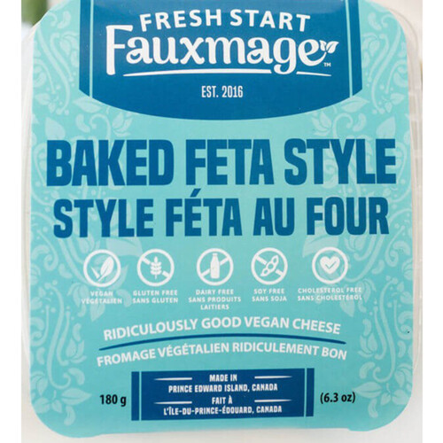 Fresh Start Gluten-Free Vegan Baked Feta Style 180 g