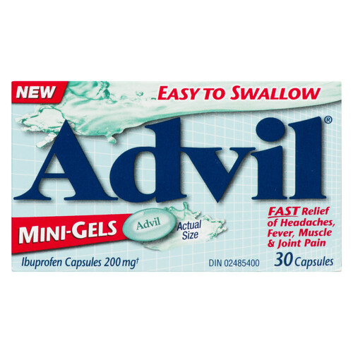 Advil Mini Gels Capsules 30 EA