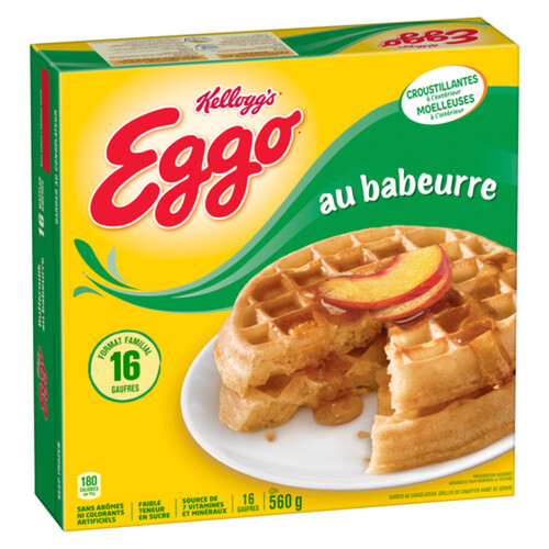 Kellogg's Eggo Frozen Waffles Buttermilk 560 g